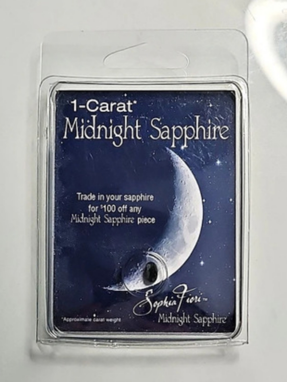 Sophia Fiori Midnight Sapphire Blue Sapphire Gemstone NWT